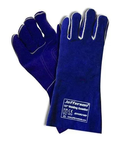 Jefferson 16" Premium Welding Gloves/Gauntlets