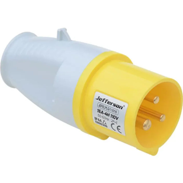 Jefferson Yellow 110v 16a Plug