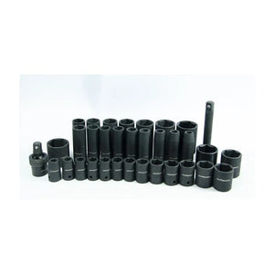Jefferson 34 Piece 1/2" Impact Socket Set
