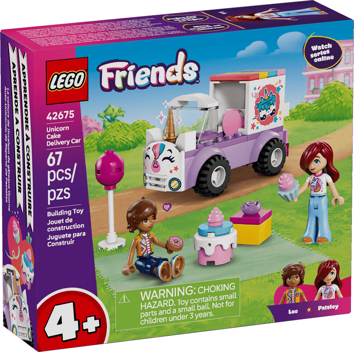 LEGO Friends 42675 Unicorn Cake Delivery Car