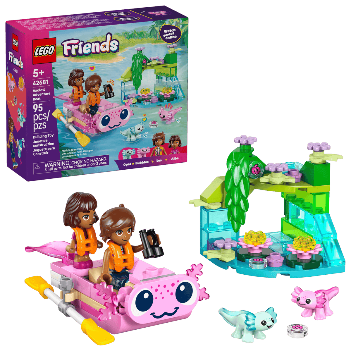 LEGO Friends 42681 Axolotl Adventure Boat
