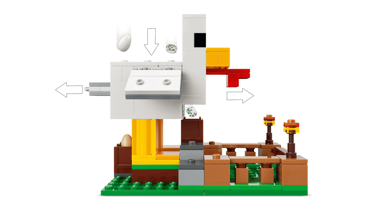LEGO Minecraft 21585 Chicken Farm Set