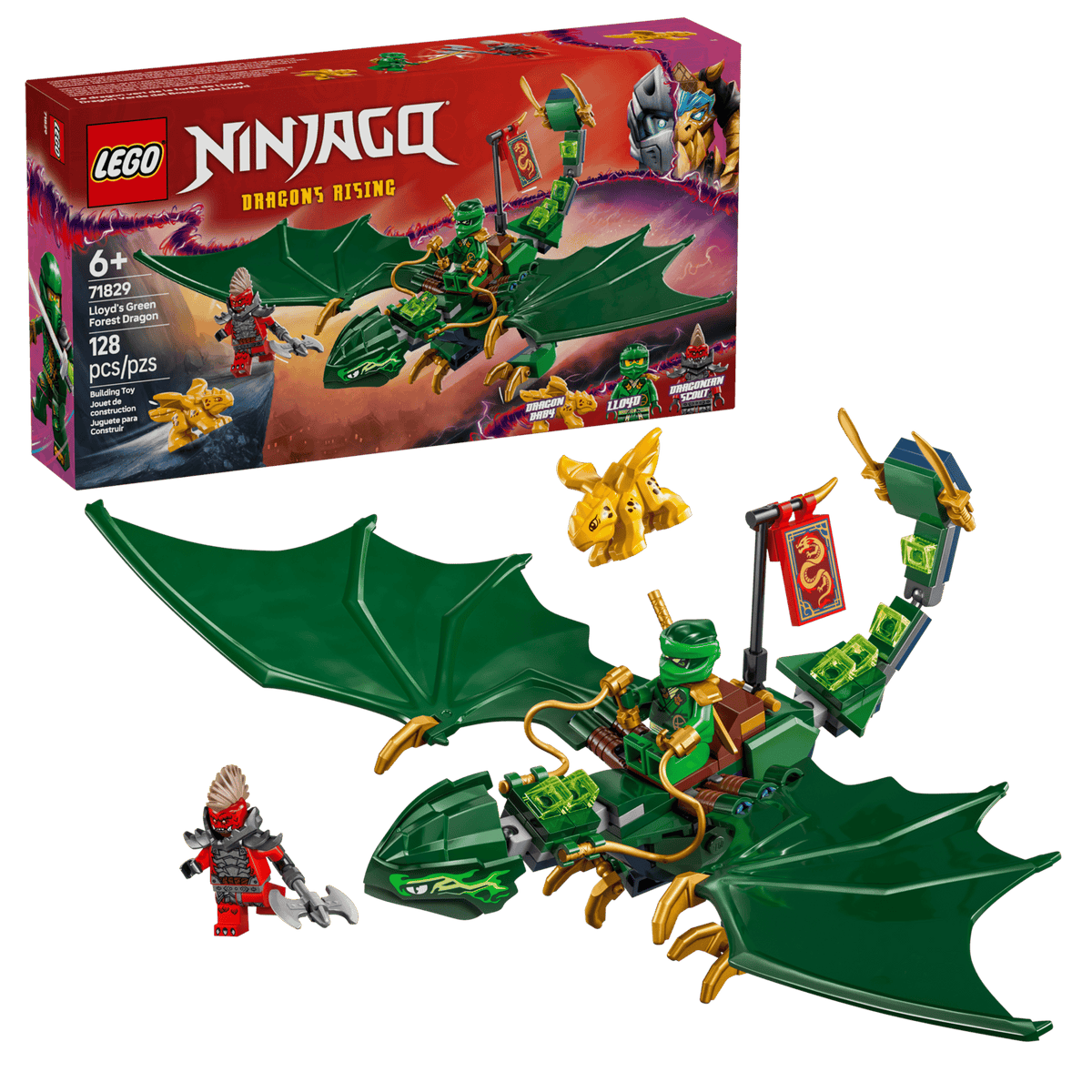 LEGO Ninjago 71829 Lloyd's Green Forest Dragon