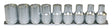 Teng Tools TXE CLIP RAIL 9PC 1/2
