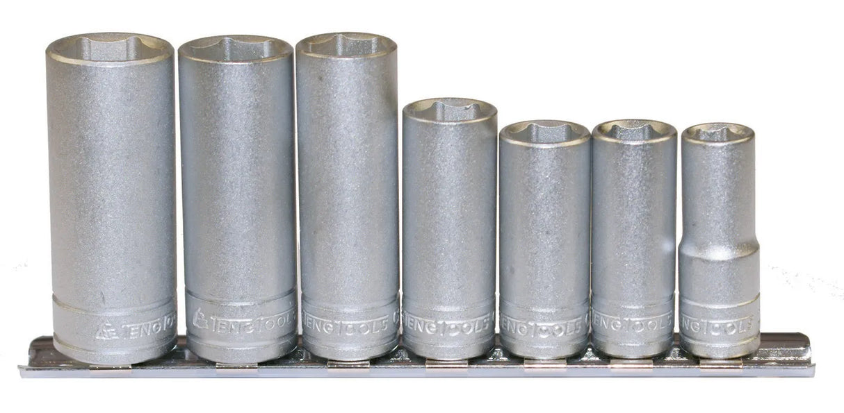 Teng Tools 7 Pc Clip Rail Set 3/8