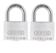 Padlock Titalium 64TI Twin Pack 20-60mm - 20mm