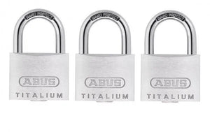 Padlock Titalium 64TI Twin Pack 20-60mm - 20mm
