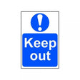 Safety Sign Keep Out
