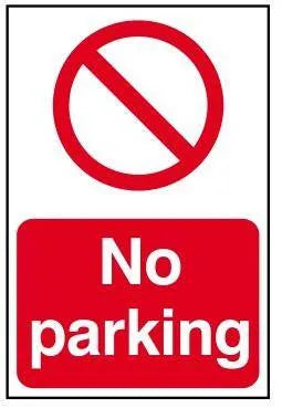 Safety Sign No Parking