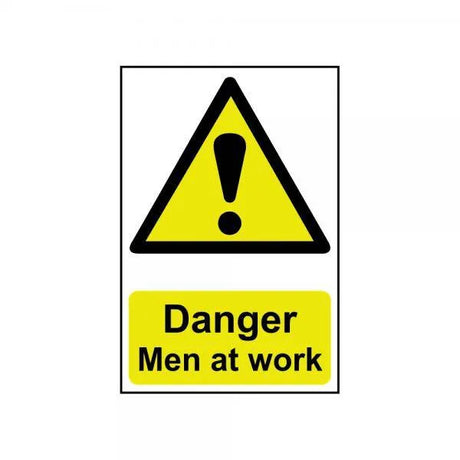 Sign Safety Men At Work