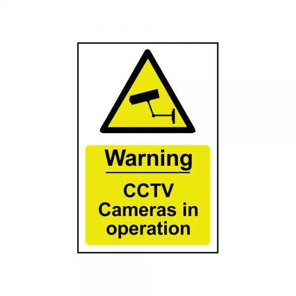 Sign Cctv Camera In Op
