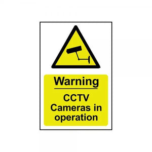 Sign Cctv Camera In Op