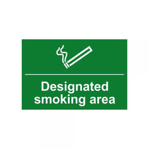 Sign Smoking Area