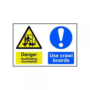 Sign Danger Scaffolding