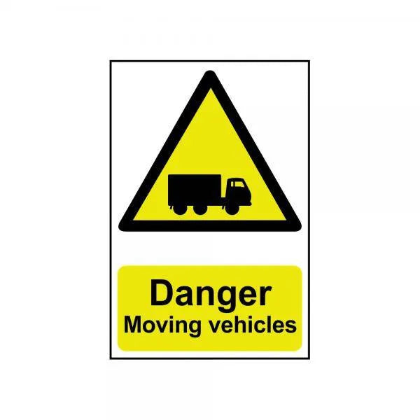Sign Danger Moving Vehicles Large