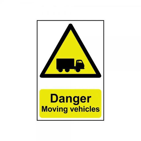 Sign Danger Moving Vehicles Large