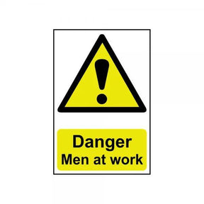 Sign Danger Men At Work Large