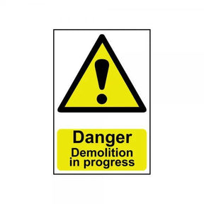 Sign Danger Demolition