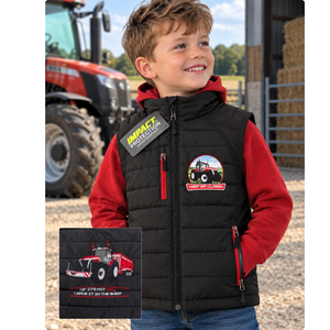 Impact Kids Massey Ferguson Softshell Gilet "Keep Her Classy"