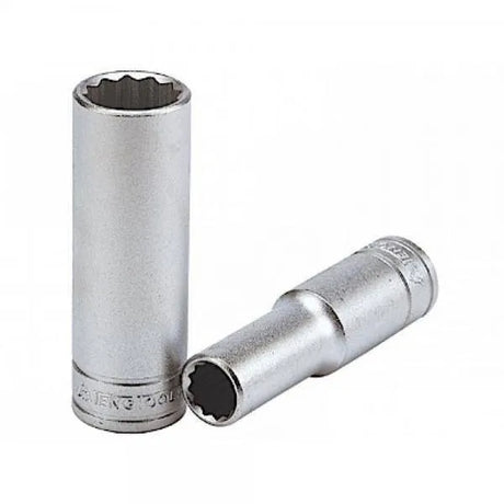 10-36mm Teng Tools 1/2'' Drive, Deep, 12 Point Sockets - 10mm