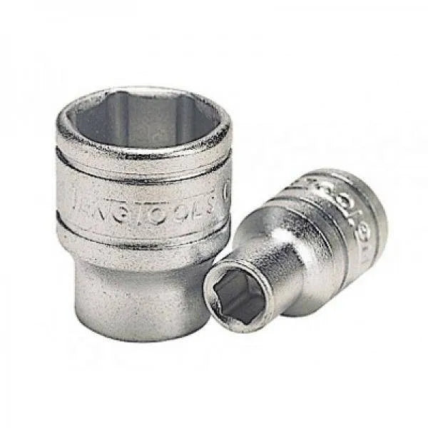 4-13mm Teng Tools 1/4" Drive, Regular, 6 Point Socket - 4mm