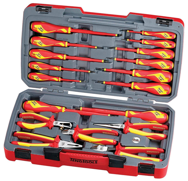  Teng Tools PRO Insulated Screwdriver & Plier Set 18 Pieces