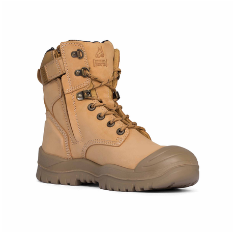 Mongrel 561050 High Leg ZipSider Safety Boot Wheat