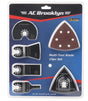 AC Brooklyn 15pc Multi Tool Blade Set AC205MTB104 - Universal Oscillating Saw Blades