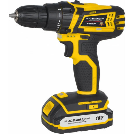 AC Brooklyn Cordless Drill 18V 1 x Battery & Charger