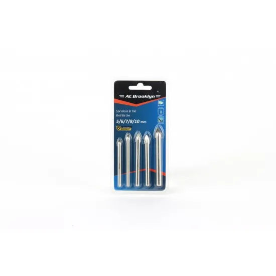 AC BROOKLYN 5PC TILE/GLASS BIT SET