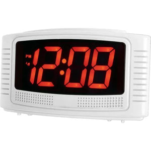 Acctim Vian LCD Alarm Clock - White