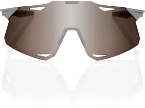 100% Hypercraft Matt Stone Grey HiPER Silver Mirror Lens Glasses