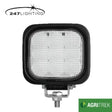 Agritrek 5 Inch Square LED Work Lamp 27W -  247 CA 5754, 9-32V Flood Beam