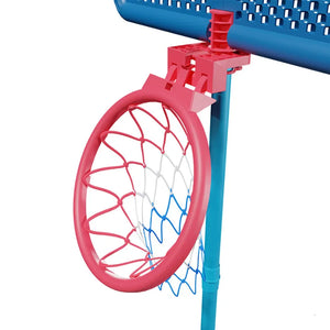 Swingball All Surface Basketball - Height Adjustable, Portable Hoop with Ball and Pump