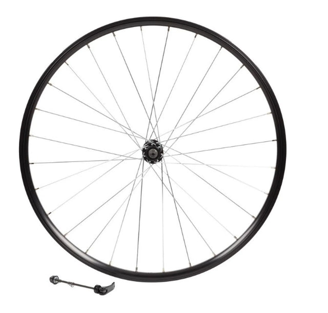 Alloy 27.5 Inch Wheel - 6 Bolt Disc, Solid Axle, Black for MTB & Off-Road Performance