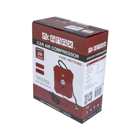 Mcanax Compressor Air 12v Kit Mini 20L/min