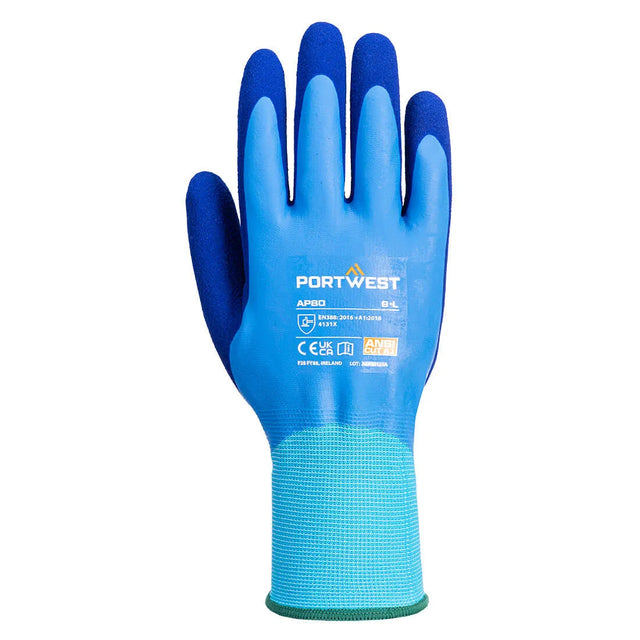 AP80 Liquid Pro Gloves - Maximum Liquid Protection with Dual Latex Coating