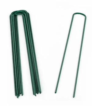 Artificial Grass Pins 17cm Green - 10 Pack | Heavy-Duty Fixing Pegs