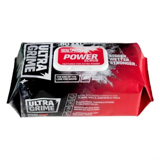 Uniwipe Ultragrime pro power scrub wipes(80pc)
