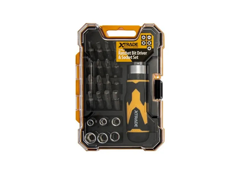 ATKO Xtrade Ratchet and Socket Set 23 Pc 