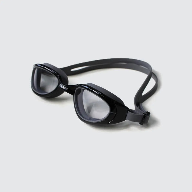 Attack Photochromic Swim Goggles - Black/Grey | Anti-Fog, Flexible Fit