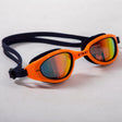 Attack Polarized Swim Goggles - Hi-Vis Orange/Navy | Anti-Fog, Flexible Fit