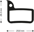 Aztec Sintered Disc Brake Pads For Sram Red/Rival Callipers