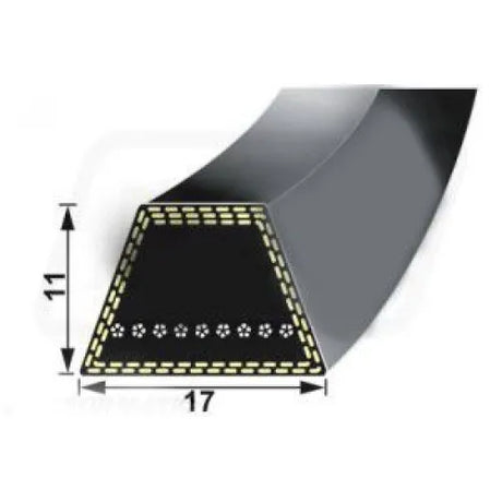 B100-2540 Vee Belt | Durable V-Belt for Industrial Power Transmission