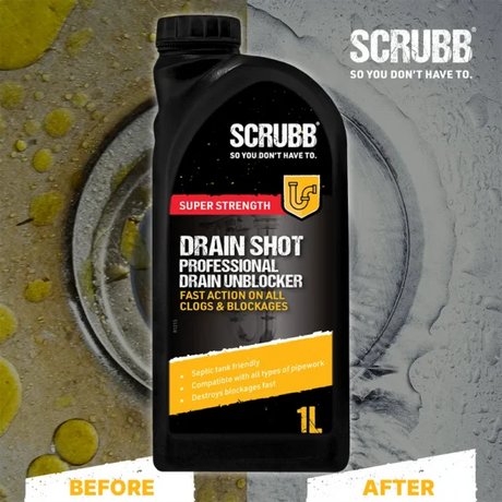 SCRUBB Drain Shot Drain Cleaner 1L