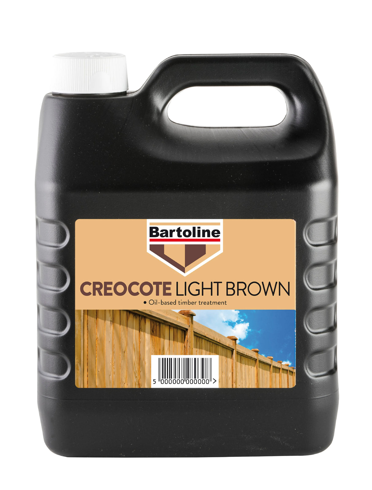 Bartoline Creocote Light Brown Wood Treatment 4L - Oil-Based Outdoor Timber Preserver