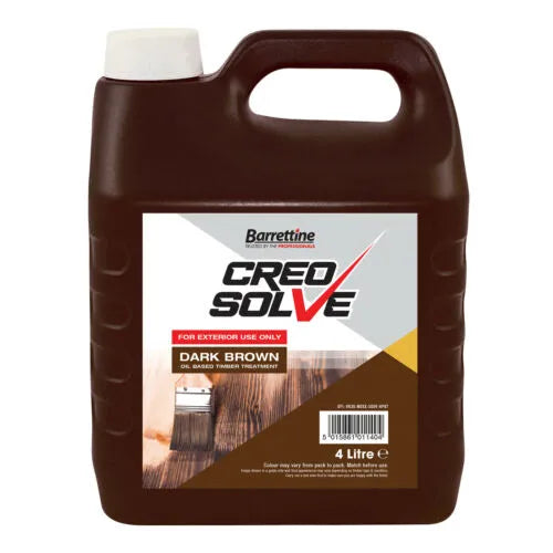 Bartoline Creocote Wood Treatment Dark Brown 4 Litre