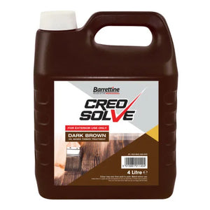 Bartoline Creocote Wood Treatment Dark Brown 4 Litre