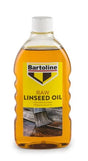 Bartoline Raw Linseed Oil 500ml - Natural Wood Treatment and Preservation