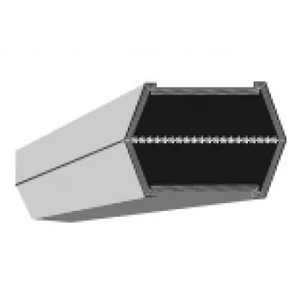 BB124 Hexagonal Double-Sided Belt PIX | Dual-Side Power for Serpentine Drives